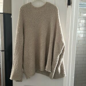 Set active bloucle oversized crew neck